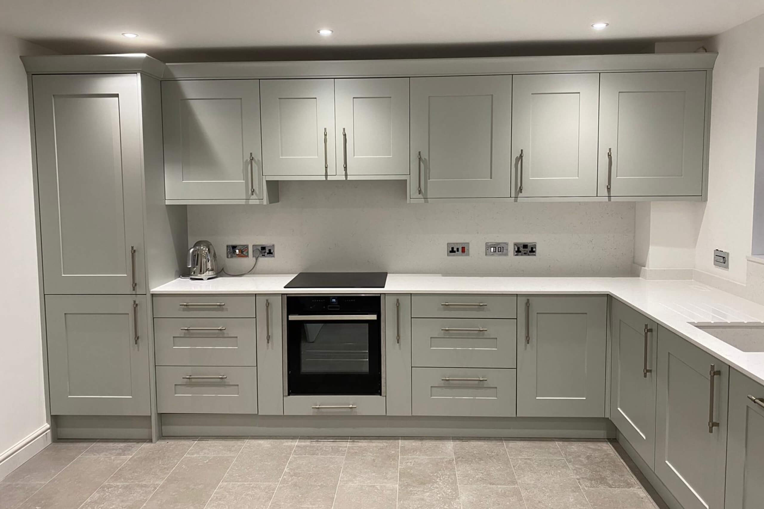 Grey Fitzroy Partridge Kitchen Design - Build My Kitchen